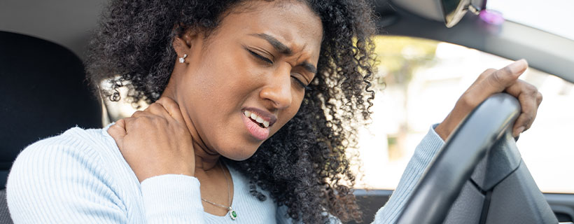 Patient suffering from Neck Pain in need of auto accident injury care in Bear